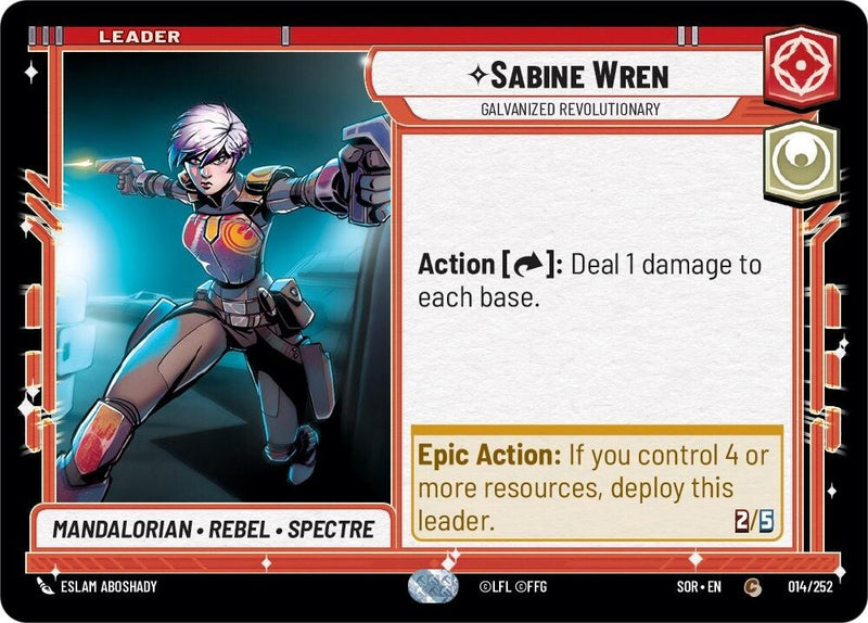 {SW-L} Sabine Wren - Galvanized Revolutionary (014/252) [Spark of Rebellion]