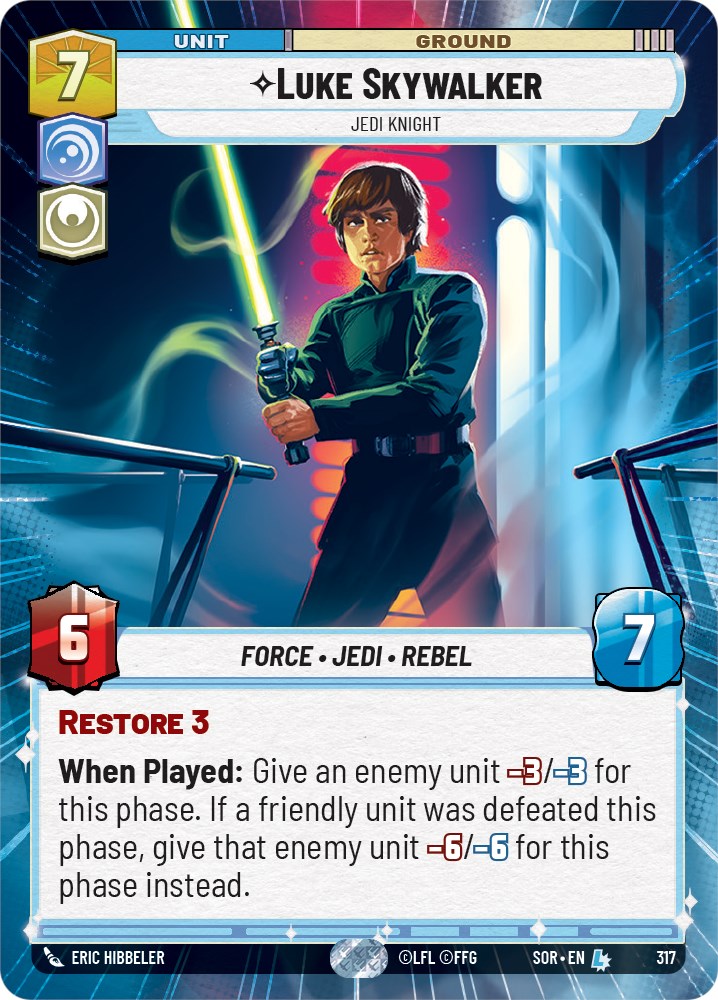 {SW-R} Luke Skywalker - Jedi Knight (Hyperspace) (317) [Spark of Rebellion]