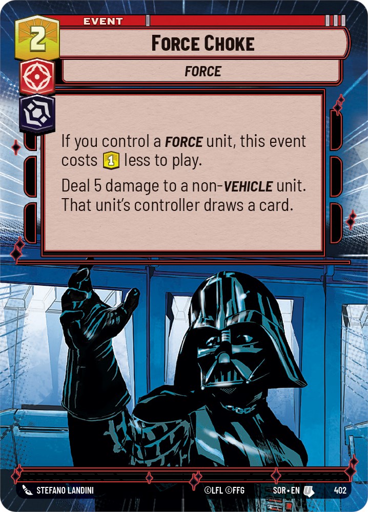 {SW-C} Force Choke (Hyperspace) (402) [Spark of Rebellion]