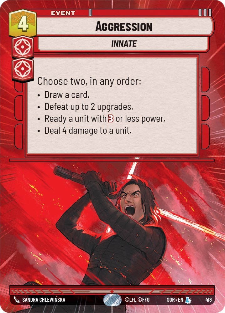 {SW-R} Aggression (Hyperspace) (418) [Spark of Rebellion]