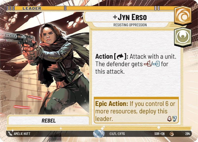 {SW-C} Jyn Erso - Resisting Oppression (Hyperspace) (284) [Spark of Rebellion]