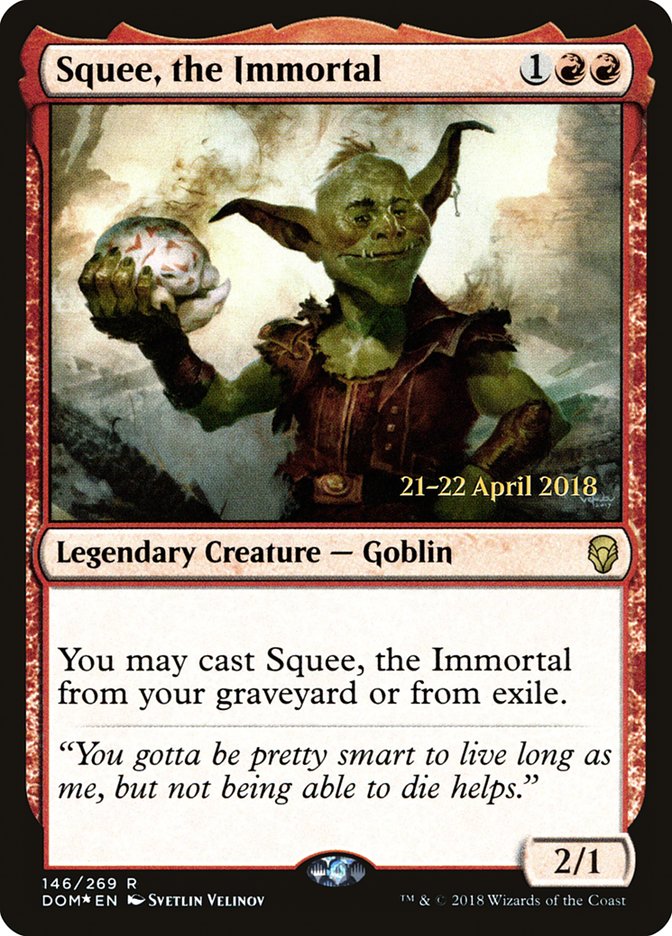 {R} Squee, the Immortal [Dominaria Prerelease Promos][PR DOM 146]