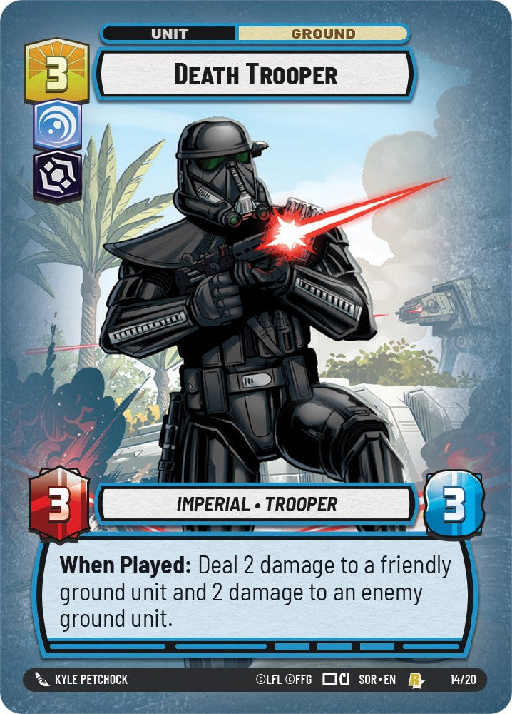 {SW-R} Death Trooper (Weekly Play Promo) (14/20) [Spark of Rebellion Promos]