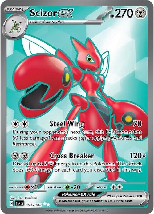 [PKM-R] Scizor ex (195/162) [Scarlet & Violet: Temporal Forces]