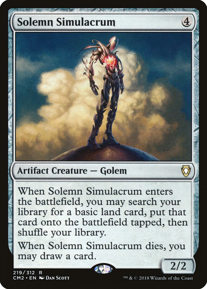 {R} Solemn Simulacrum (219/312) [Commander Anthology Volume II][CM2 219]