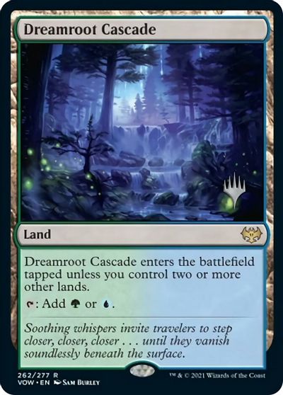 {R} Dreamroot Cascade (Promo Pack) [Innistrad: Crimson Vow Promo Pack][PP VOW 262]