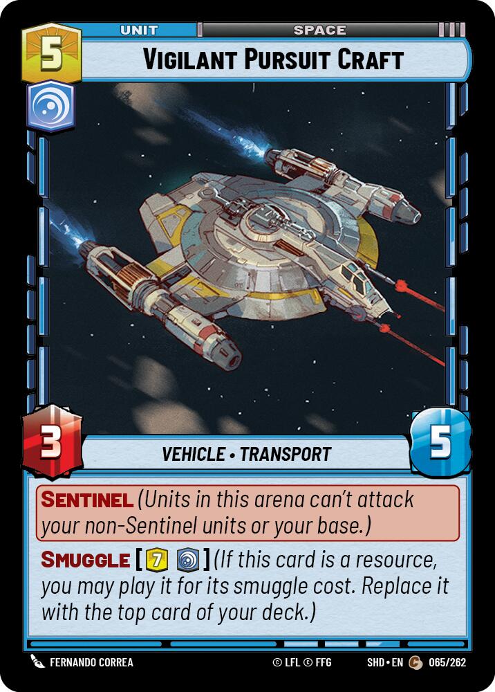 {SW-C} Vigilant Pursuit Craft (065/262) [Shadows of the Galaxy]