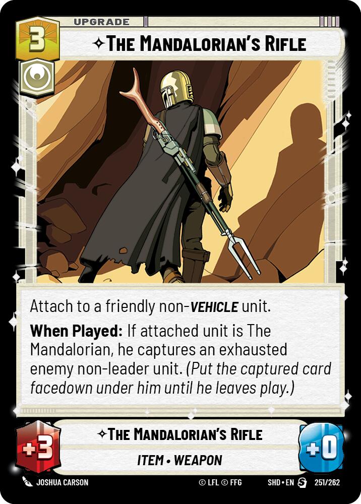 {SW-R} The Mandalorian's Rifle (251/262) [Shadows of the Galaxy]