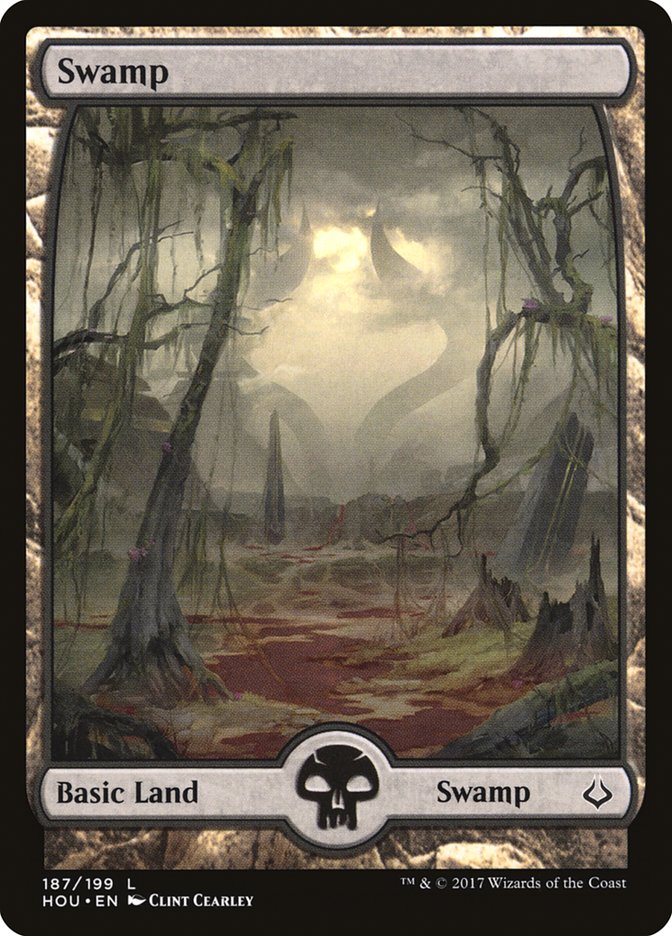 {B}[HOU 187] Swamp (187) [Hour of Devastation]