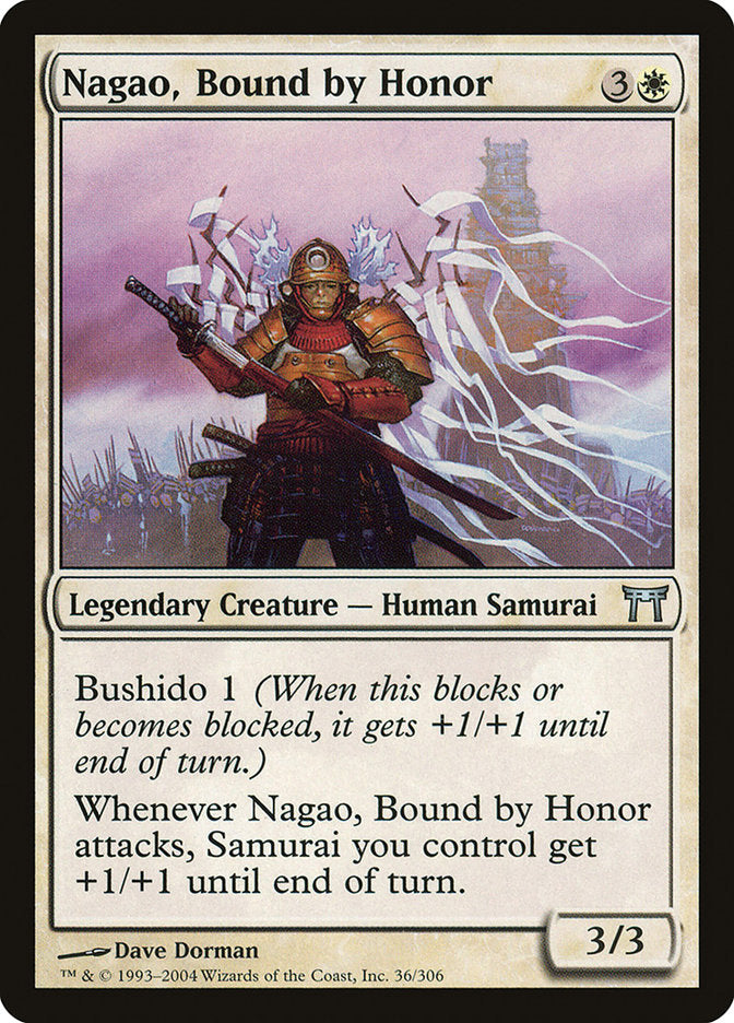 {C} Nagao, Bound by Honor [Champions of Kamigawa][CHK 036]