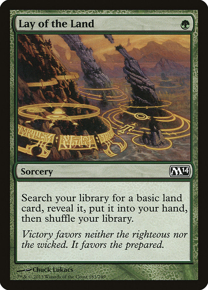 {C} Lay of the Land [Magic 2014][M14 183]