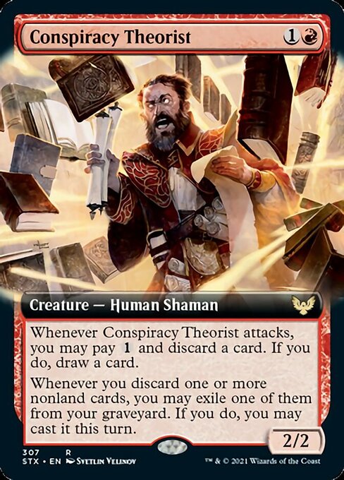 {R} Conspiracy Theorist (Extended Art) [Strixhaven: School of Mages][STX 307]