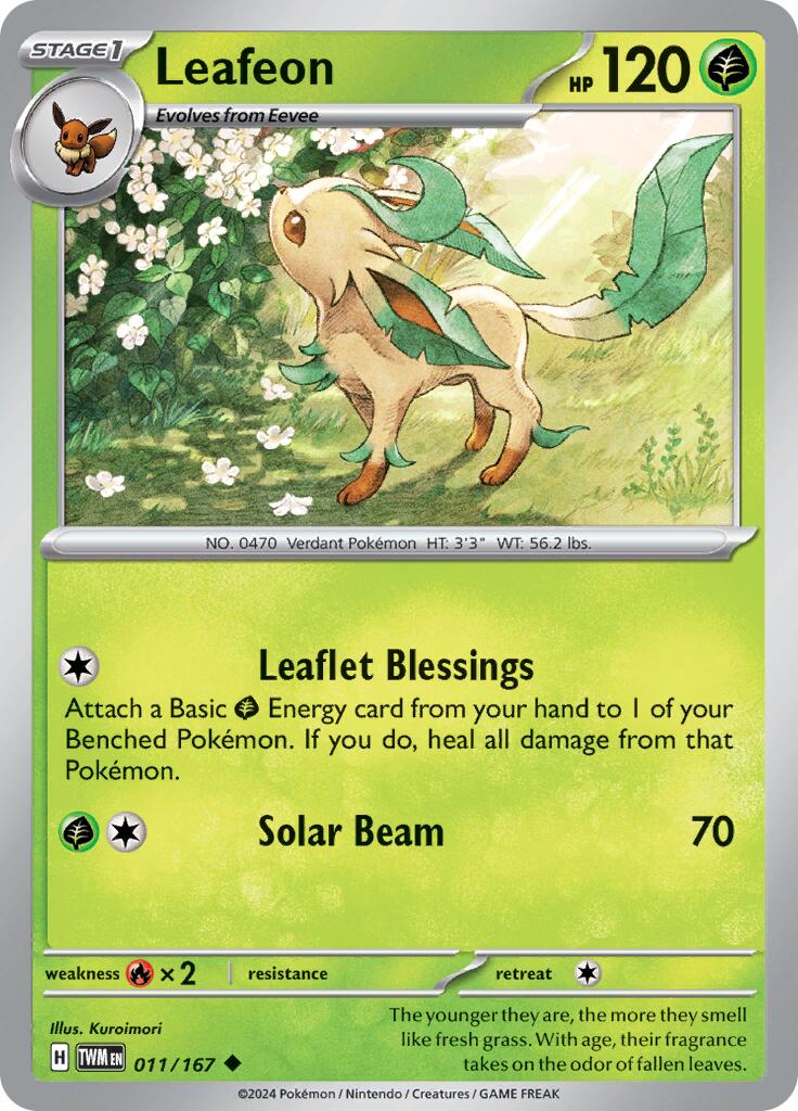 [PKM-C] Leafeon (011/167) [Scarlet & Violet: Twilight Masquerade]