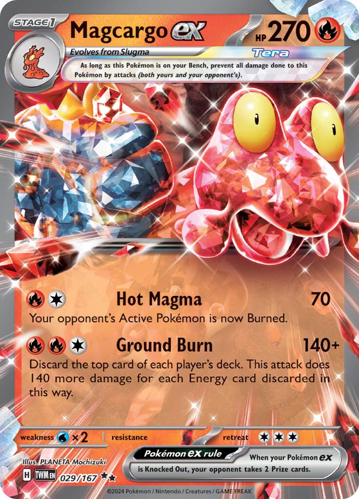 [PKM-R] Magcargo ex (029/167) [Scarlet & Violet: Twilight Masquerade]