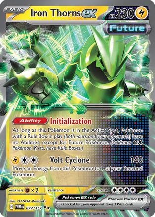 [PKM-R] Iron Thorns ex (077/167) [Scarlet & Violet: Twilight Masquerade]