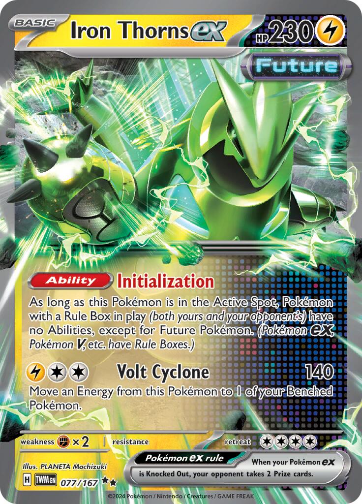 [PKM-R] Iron Thorns ex (077/167) [Scarlet & Violet: Twilight Masquerade]