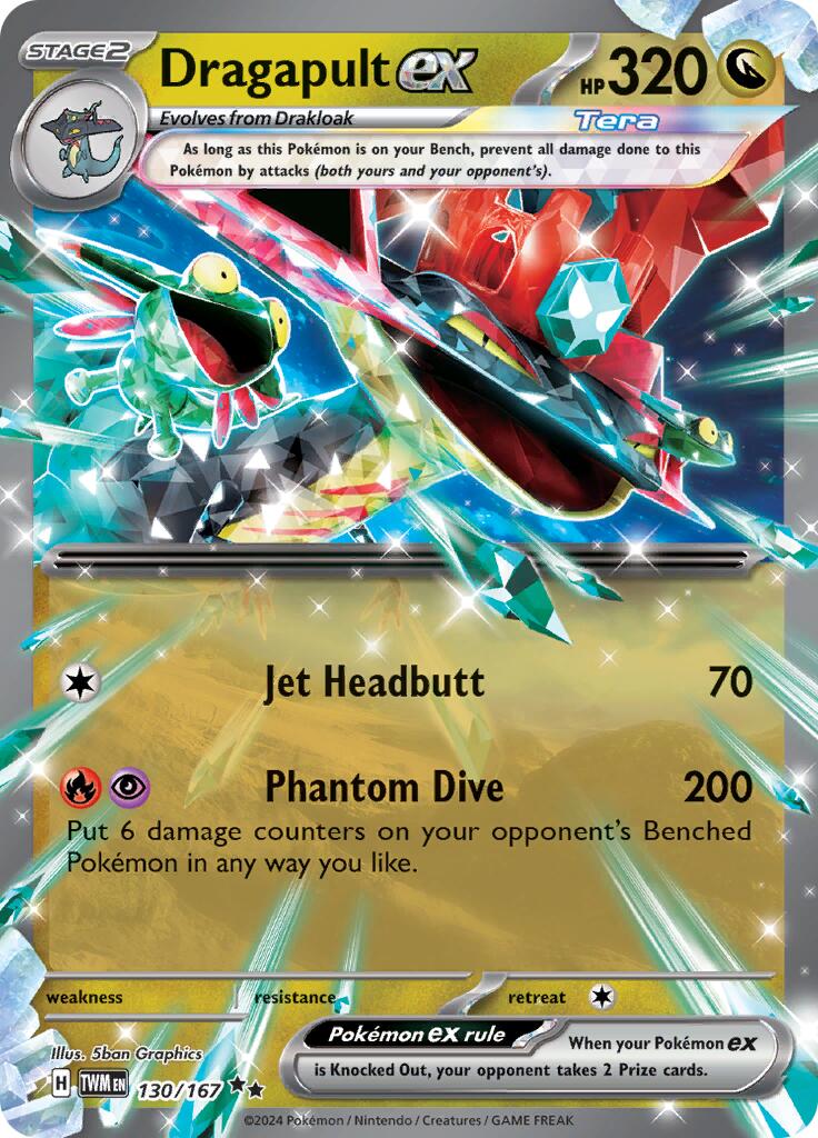 [PKM-R] Dragapult ex (130/167) [Scarlet & Violet: Twilight Masquerade]