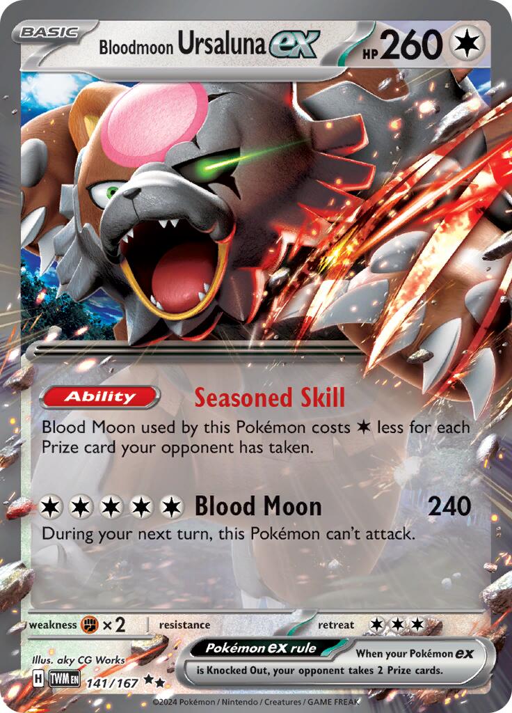 [PKM-R] Bloodmoon Ursaluna ex (141/167) [Scarlet & Violet: Twilight Masquerade]