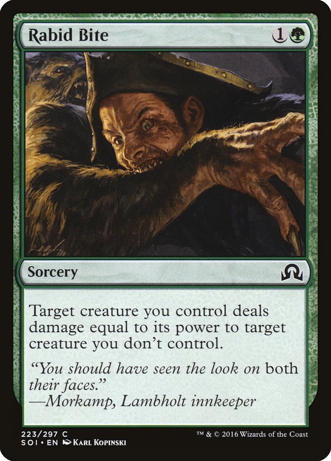 {C} Rabid Bite [Shadows over Innistrad][SOI 223]