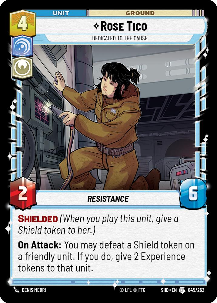 {SW-C} Rose Tico - Dedicated to the Cause (045/262) [Shadows of the Galaxy]