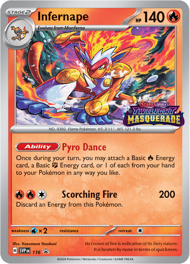 [PKM-R] Infernape (116) [Scarlet & Violet: Black Star Promos]