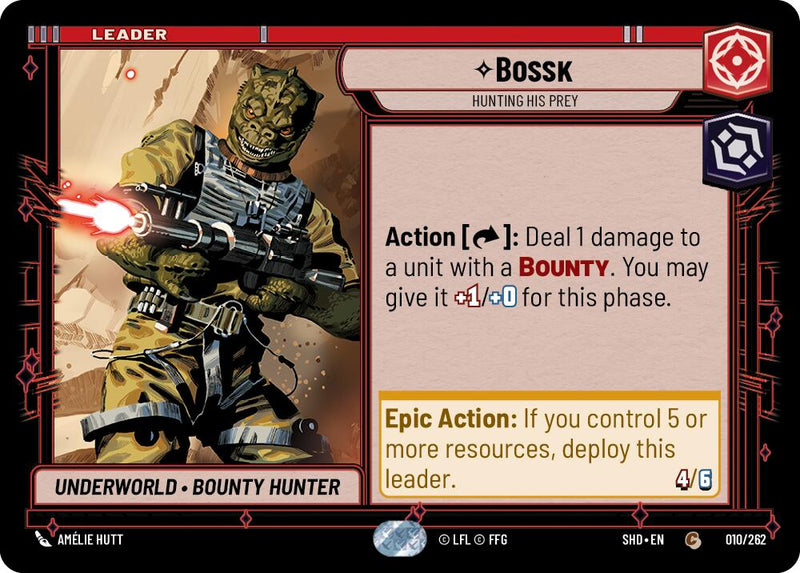 {SW-L} Bossk â€” Hunting His Prey (010/262) [Shadows of the Galaxy]