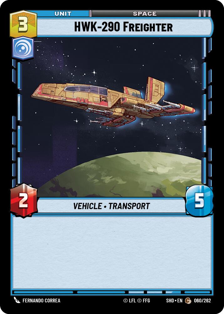 {SW-C} HWK-290 Freighter (060/262) [Shadows of the Galaxy]