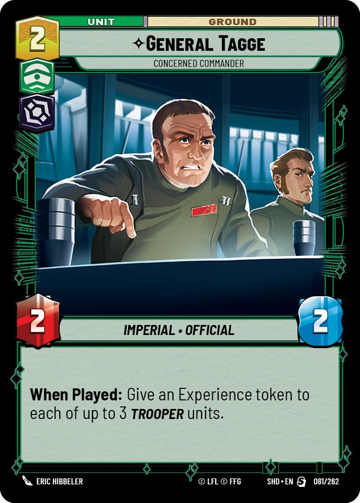 {SW-R} General Tagge - Concerned Commander (081/262) [Shadows of the Galaxy]