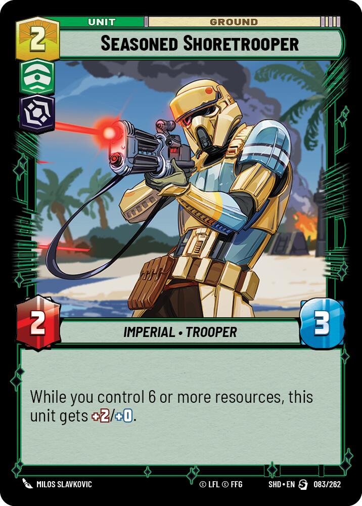 {SW-R} Seasoned Shoretrooper (083/262) [Shadows of the Galaxy]