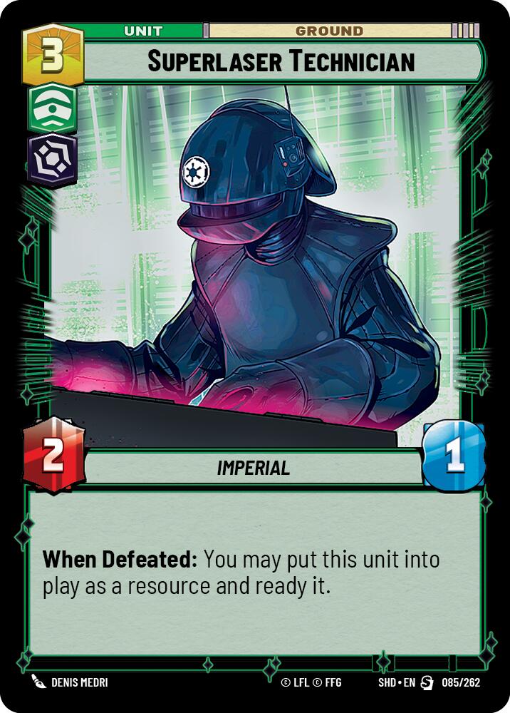 {SW-R} Superlaser Technician (085/262) [Shadows of the Galaxy]