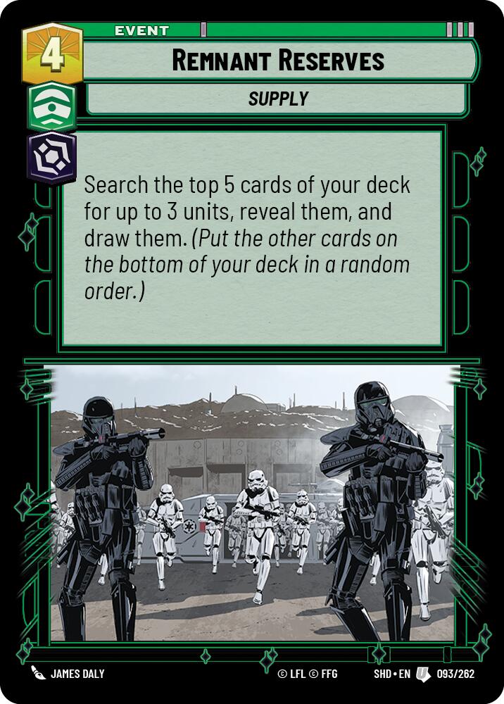 {SW-C} Remnant Reserves (093/262) [Shadows of the Galaxy]