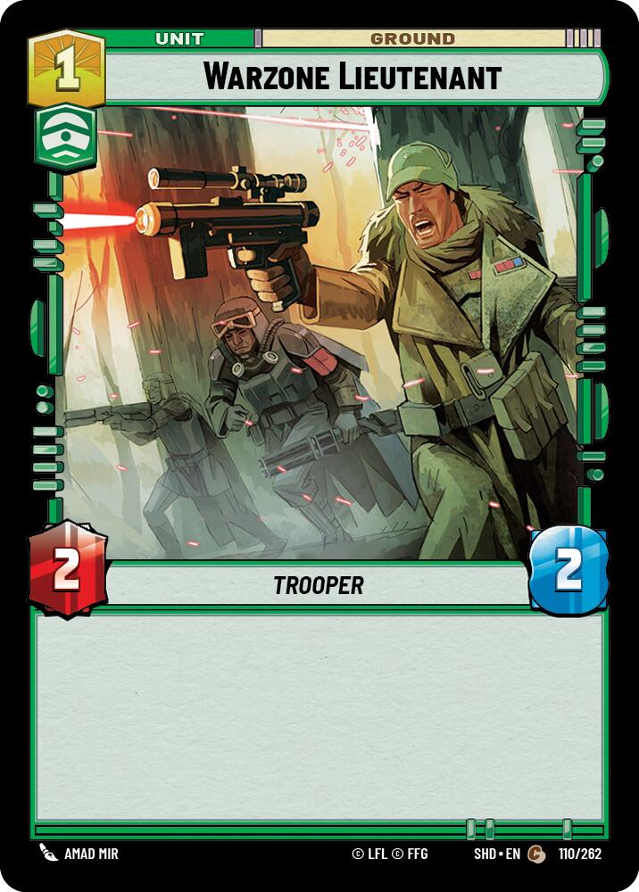 {SW-C} Warzone Lieutenant (110/262) [Shadows of the Galaxy]