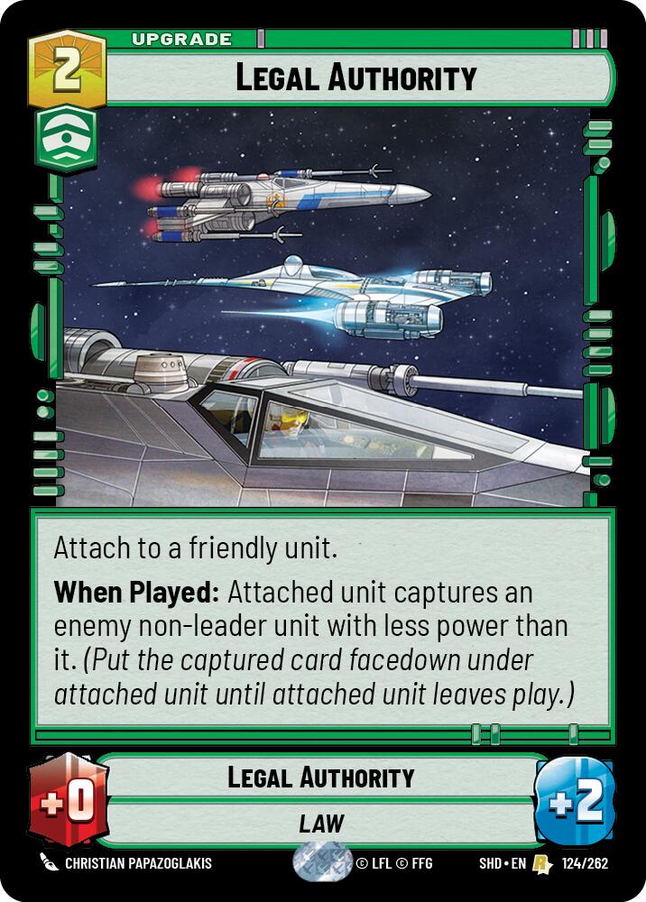 {SW-R} Legal Authority (124/262) [Shadows of the Galaxy]