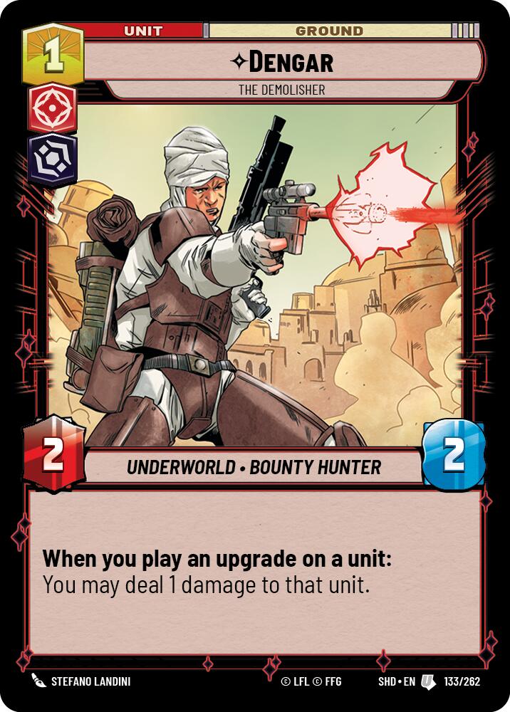 {SW-C} Dengar - The Demolisher (133/262) [Shadows of the Galaxy]