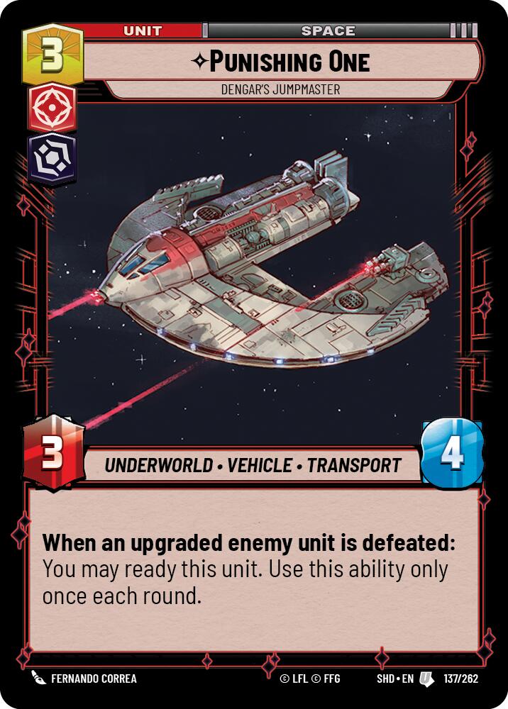 {SW-C} Punishing One - Dengar's Jumpmaster (137/262) [Shadows of the Galaxy]