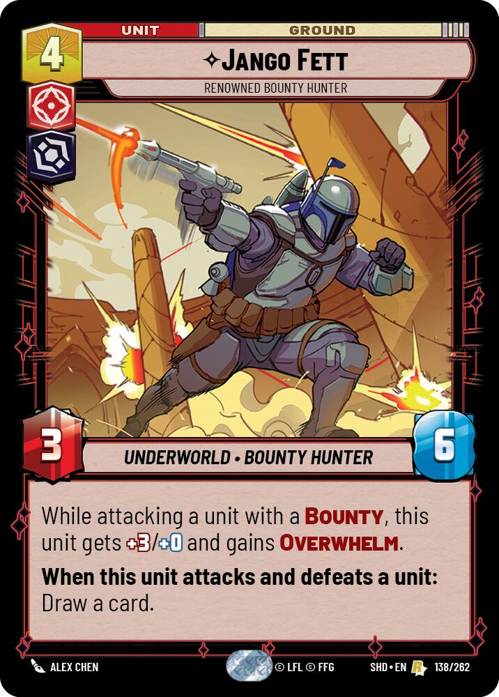 {SW-R} Jango Fett - Renowned Bounty Hunter (138/262) [Shadows of the Galaxy]