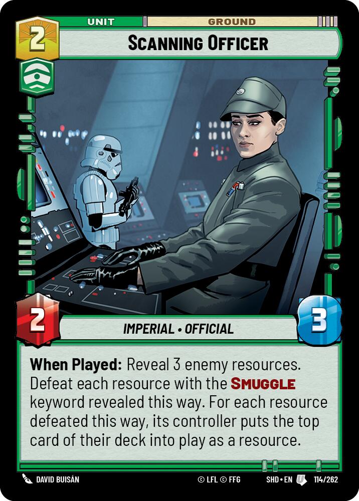 {SW-C} Scanning Officer (114/262) [Shadows of the Galaxy]