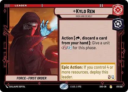 {SW-L} Kylo Ren - Rash and Deadly (011/262) [Shadows of the Galaxy]