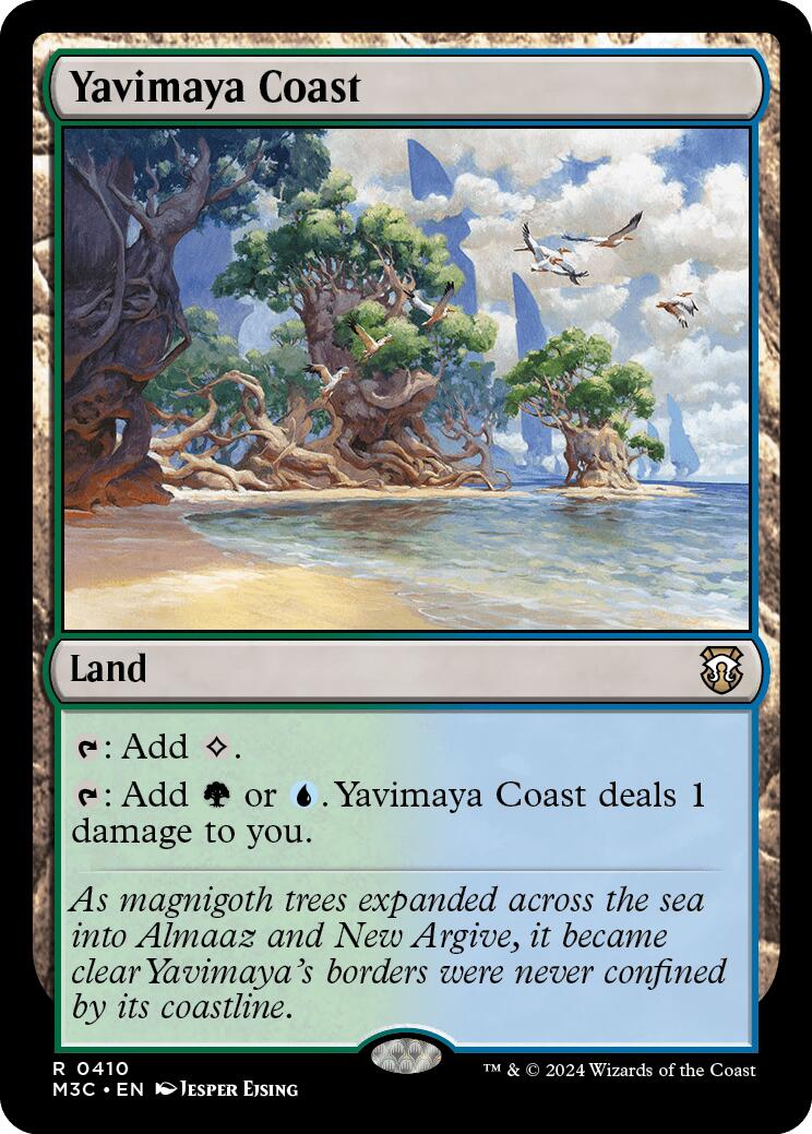 {R} Yavimaya Coast [Modern Horizons 3 Commander][M3C 410]