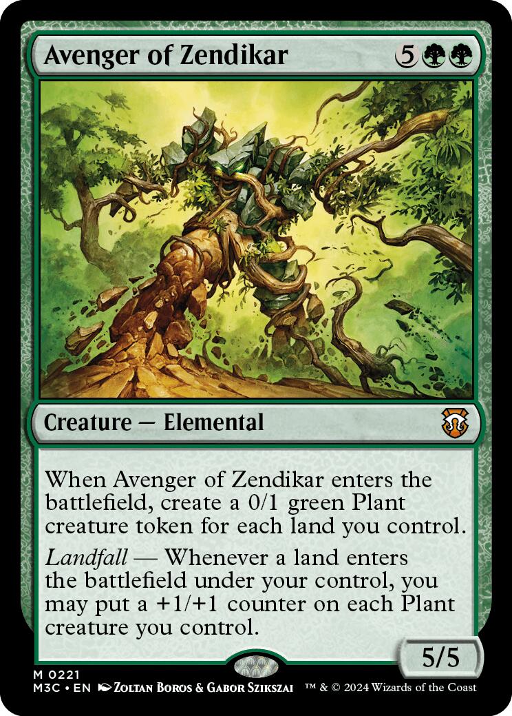 {R} Avenger of Zendikar [Modern Horizons 3 Commander][M3C 221]