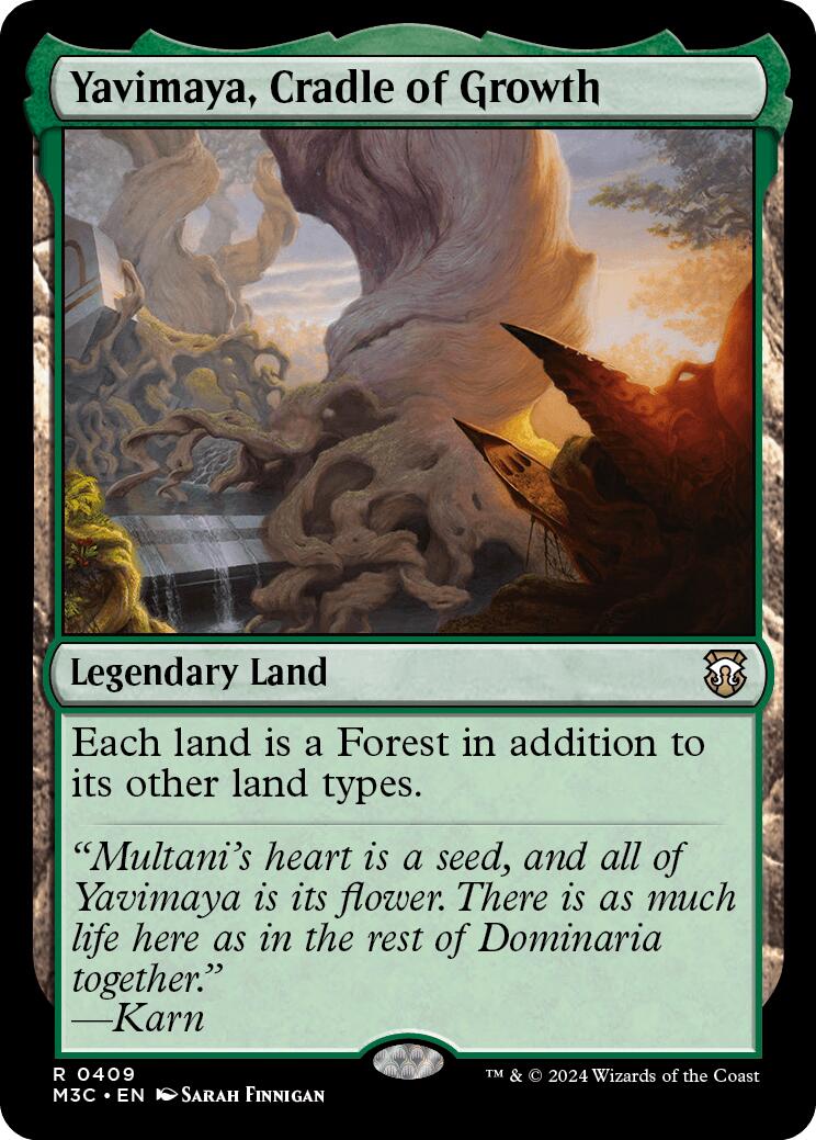 {R} Yavimaya, Cradle of Growth [Modern Horizons 3 Commander][M3C 409]