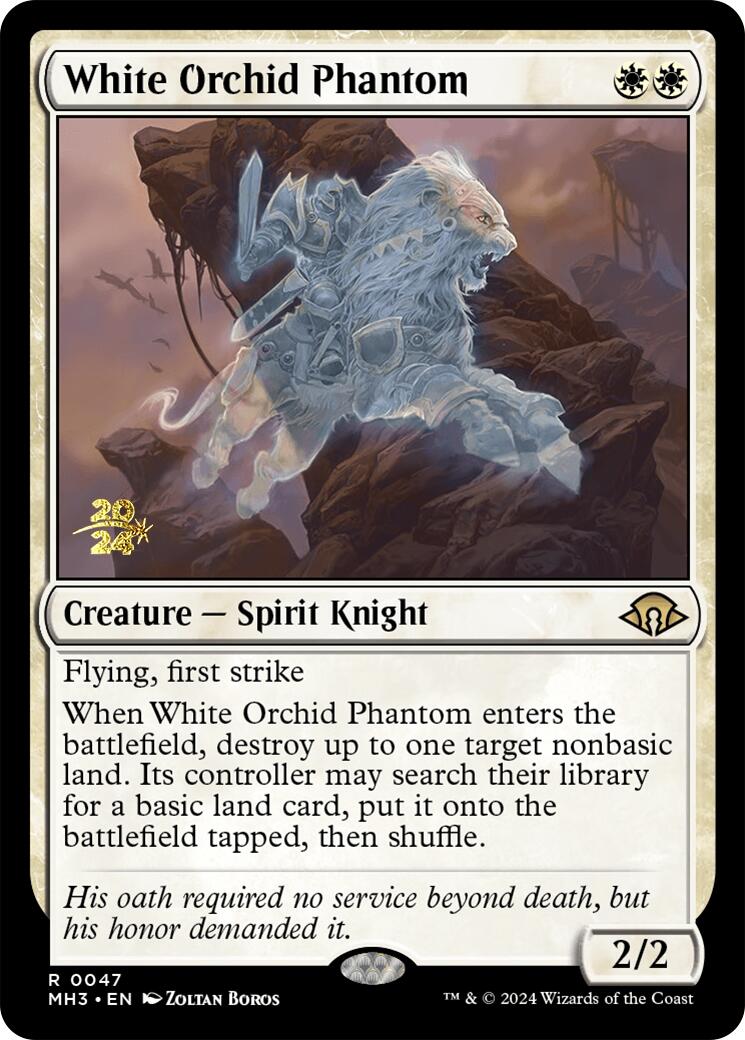 {R} White Orchid Phantom [Modern Horizons 3 Prerelese Promos][PR PMH3 047]