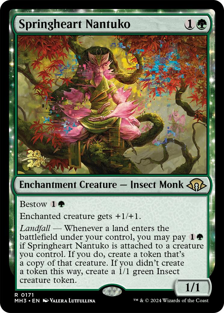 {R} Springheart Nantuko [Modern Horizons 3 Prerelese Promos][PR PMH3 171]