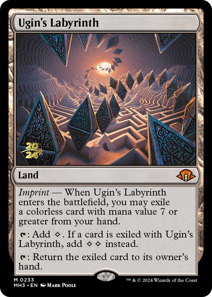 {R} Ugin's Labyrinth [Modern Horizons 3 Prerelese Promos][PR PMH3 233]