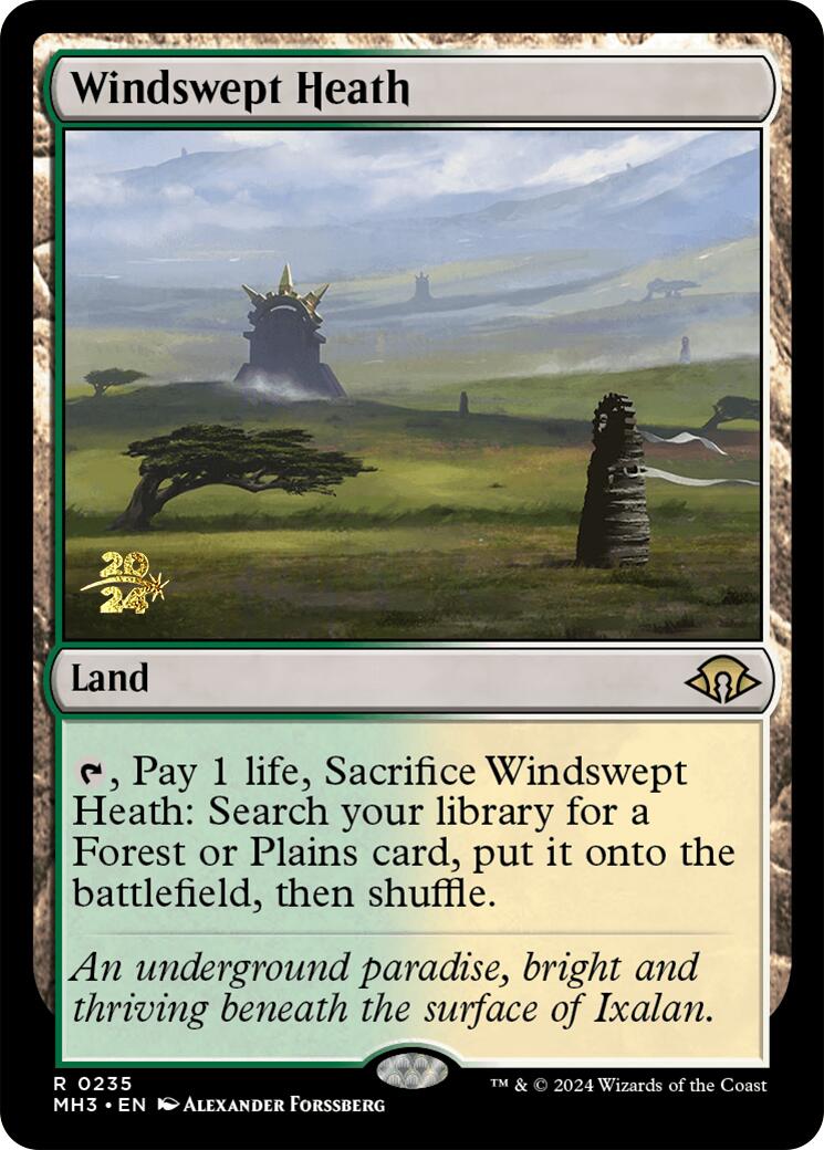 {R} Windswept Heath [Modern Horizons 3 Prerelese Promos][PR PMH3 235]