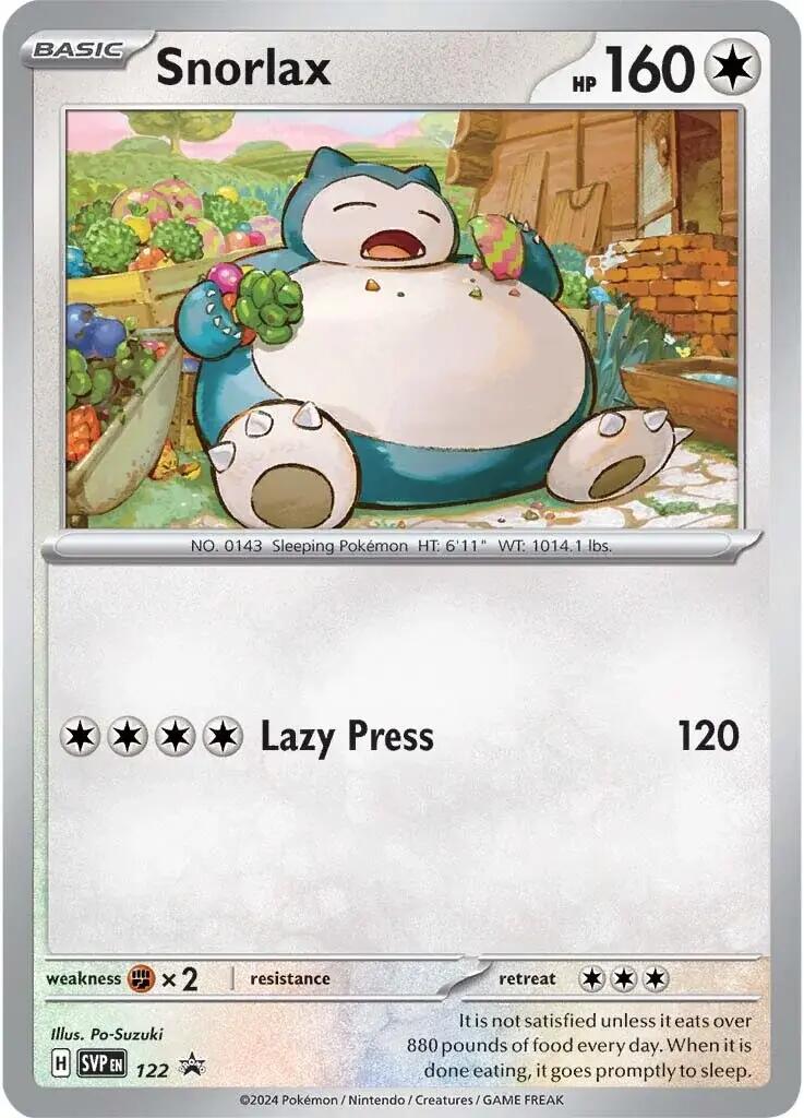 [PKM-R] Snorlax (122) [Scarlet & Violet: Black Star Promos]