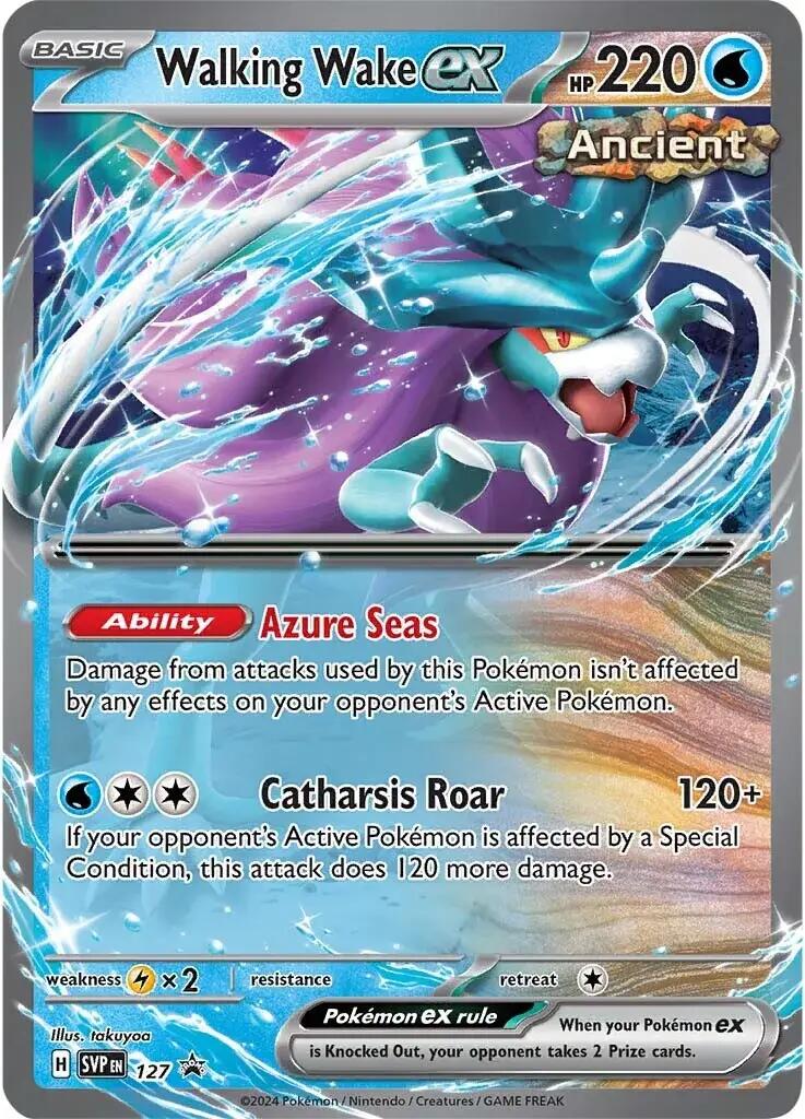 [PKM-R] Walking Wake ex (127) [Scarlet & Violet: Black Star Promos]