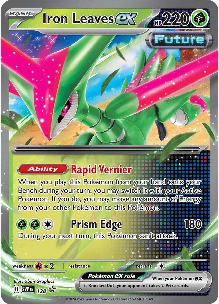 [PKM-R] Iron Leaves ex (128) [Scarlet & Violet: Black Star Promos]