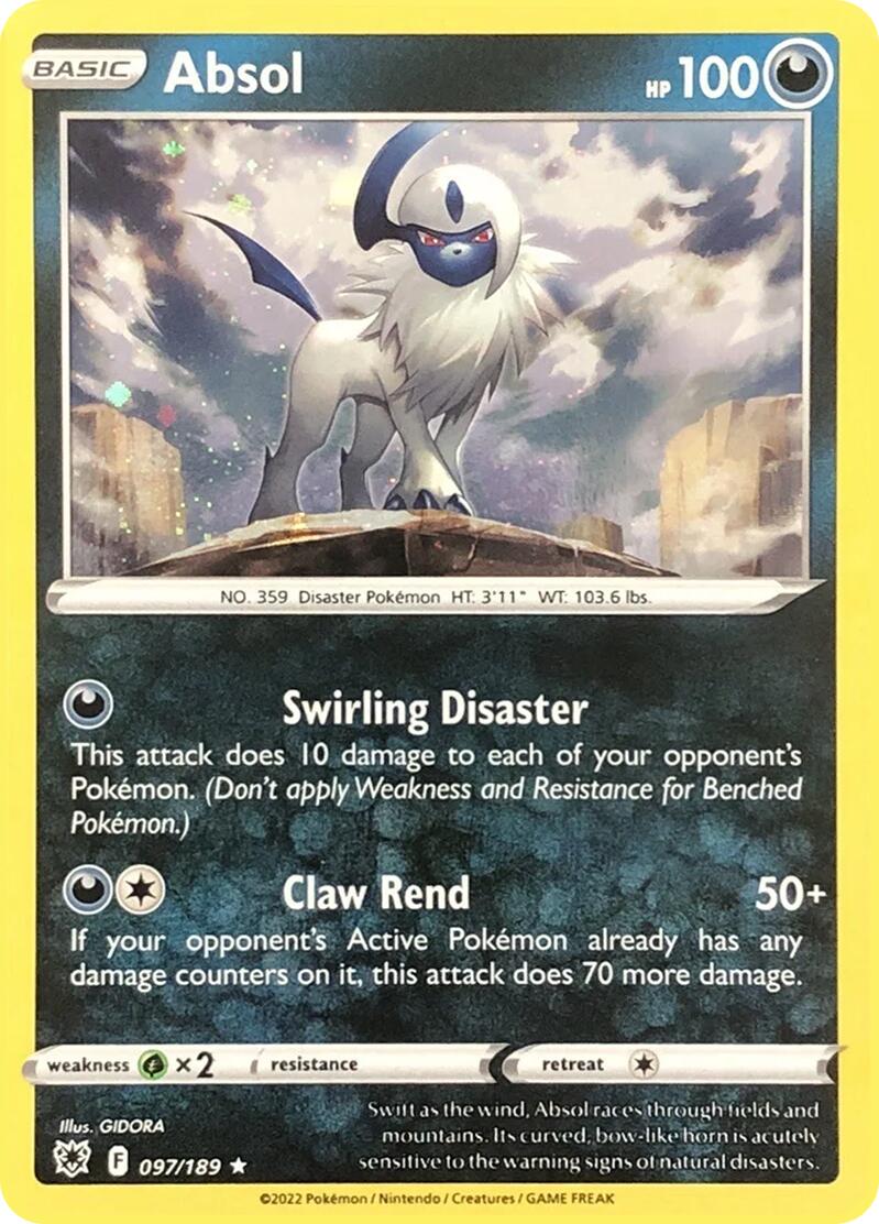 [PKM-R] Absol (097/189) (Cosmos Holo) [Miscellaneous Cards]