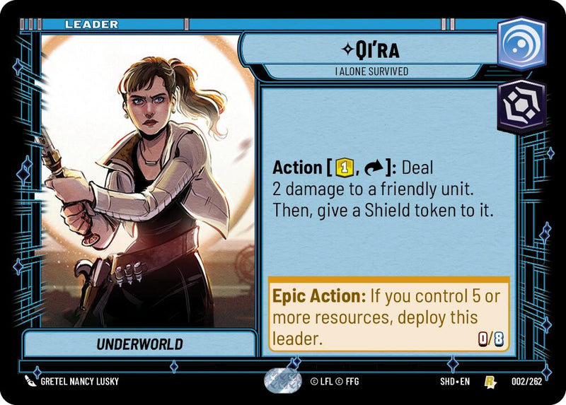 {SW-L} Qi'ra - I Alone Survived (002/262) [Shadows of the Galaxy]